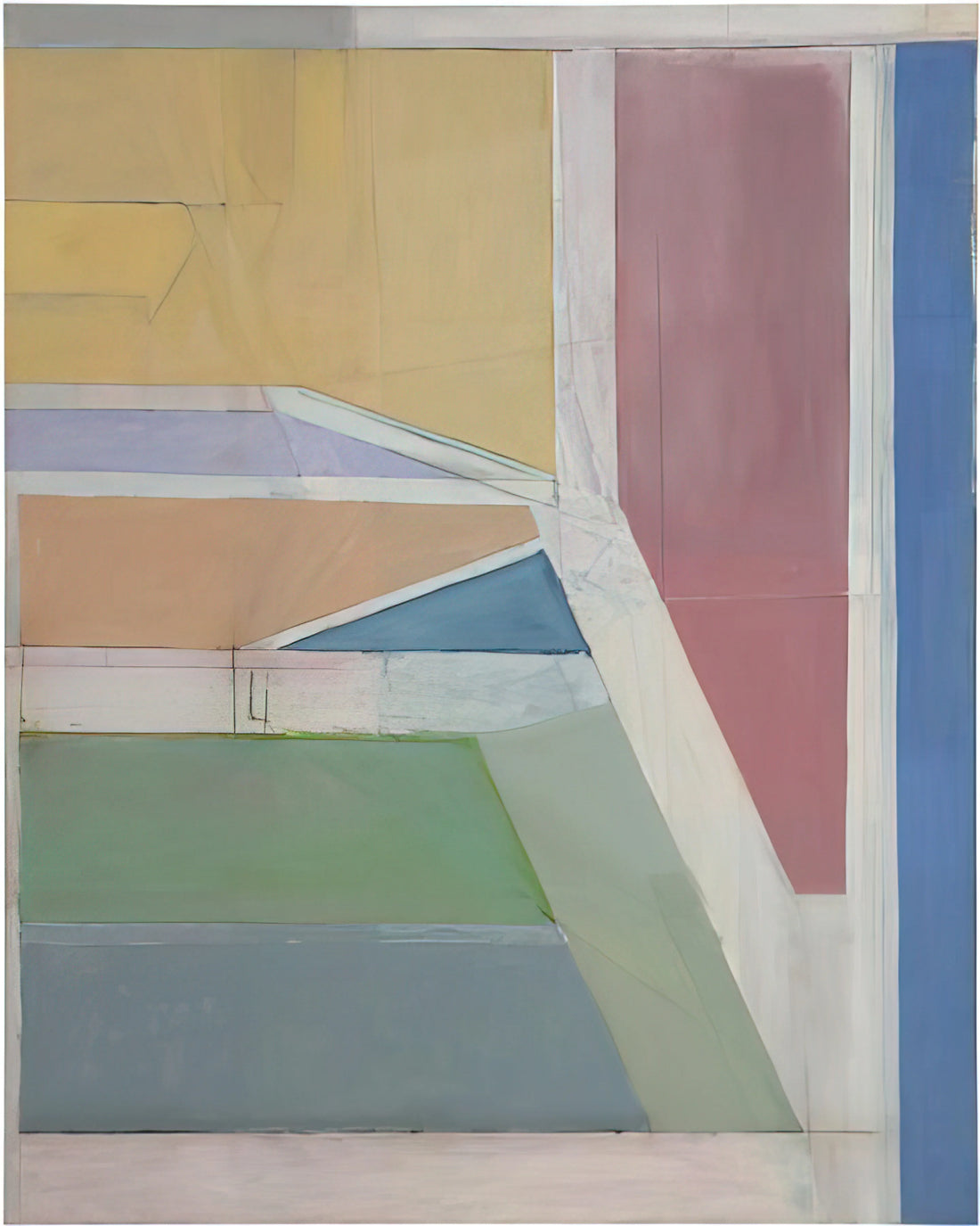 Diebenkorn Paintings for Sale: A Collector's Guide to Acquiring Museum-Quality Art Prints - Ocean Park #27 by Richard Diebenkorn