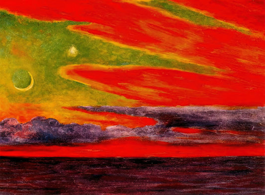 Diego Rivera Prints: A Collector's Guide to the Mexican Muralist's Graphic Legacy - EVENING TWILIGHT AT ACAPULCO 1956 by Diego Rivera