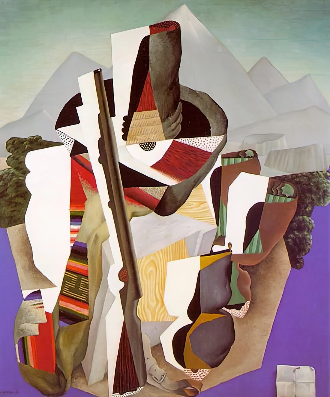 Diego Rivera and Frida Kahlo: The Artistic Legacy of Mexico's Power Couple - ZAPATISTA LANDSCAPE THE GUERRILLA 1915 by Diego Rivera