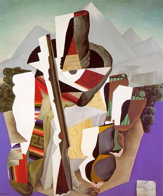 Diego Rivera: The Revolutionary Muralist Who Defined Mexican Art - ZAPATISTA LANDSCAPE THE GUERRILLA 1915 by Diego Rivera