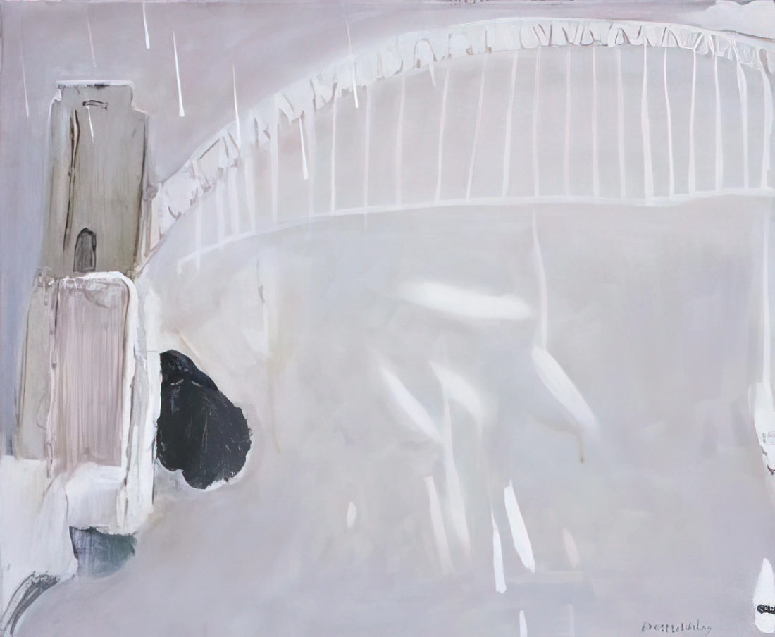 Difficult Pleasure: The Artistic Genius of Brett Whiteley - Lavender Bay in the Rain - Neo-Expressionism by Brett Whiteley