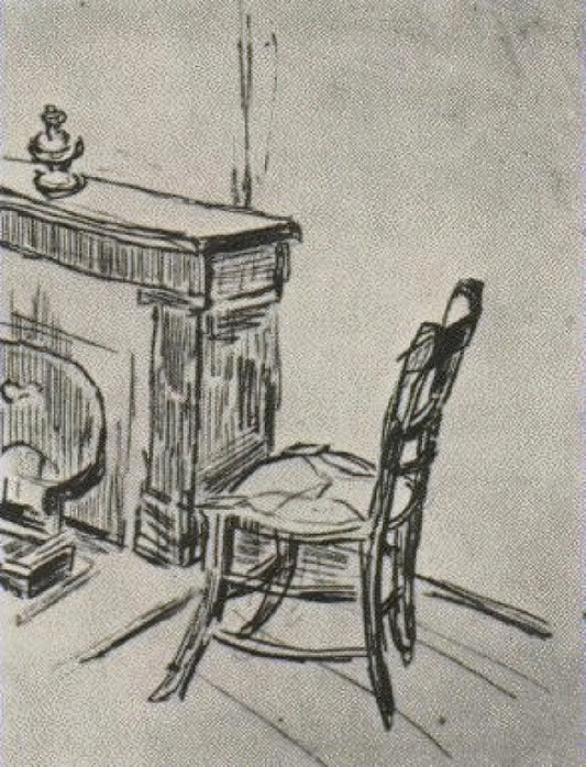 Doctor Van Gogh: The Medical History and Artistic Vision of Vincent van Gogh - Chair near the Stove by Vincent van Gogh