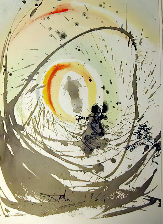 Don Quijote Salvador Dalí: Surrealism Meets Cervantes in a Masterpiece of Interpretation - MULIER AMICTA SOLE 1967 by Salvador Dali
