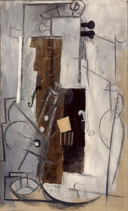 Dora Maar 1937: The Muse, Photographer, and Picasso's Pivotal Year - Clarinet and Violin - 1913 by Pablo Picasso