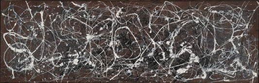 Drip Painting by Jackson Pollock: The Revolutionary Technique That Changed Modern Art - NUMBER 13A ARABESQUE 1948 by Jackson Pollock