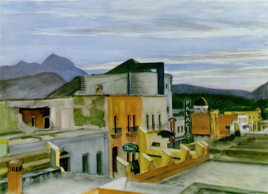 Drugstore Hopper: Edward Hopper's Iconic Painting and Its Enduring Legacy - El Palacio by Edward Hopper