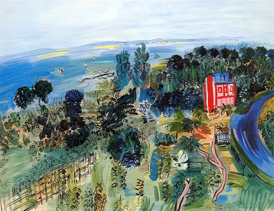 Dufy Art Prints: Capturing the Joyful Spirit of Fauvism in Your Home - VILLERVILLE by Raoul Dufy