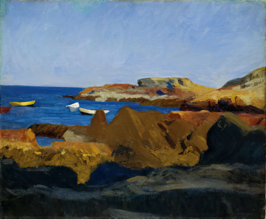 Edward Hopper City Paintings: Urban Solitude and the Modern American Psyche - Cove at Ogunquit by Edward Hopper