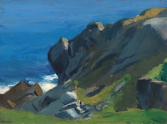 Edward Hopper Posters Sale: A Curator's Guide to Acquiring Iconic American Art Prints - Rocky Shore and Sea by Edward Hopper