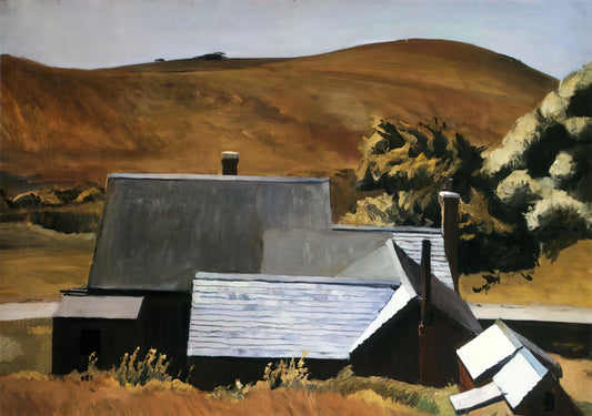 Edward Hopper Top 10 Paintings: A Curator's Guide to His Iconic Works - Burly Cobb s House, South Truro by Edward Hopper