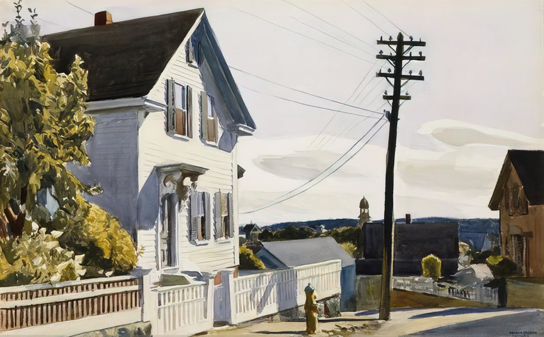 Edward Hopper and the Blank Canvas: The Art of American Solitude - Adam s House by Edward Hopper
