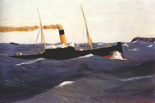 Edward Hopper at VMFA: A Deep Dive into the Artist's Vision and Legacy - Tramp Steamer by Edward Hopper