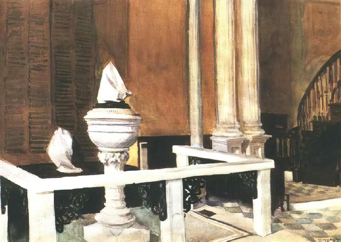 Edward Hopper at the Whitney: A Definitive Look at America's Iconic Realist - Baptistry of St. John s by Edward Hopper
