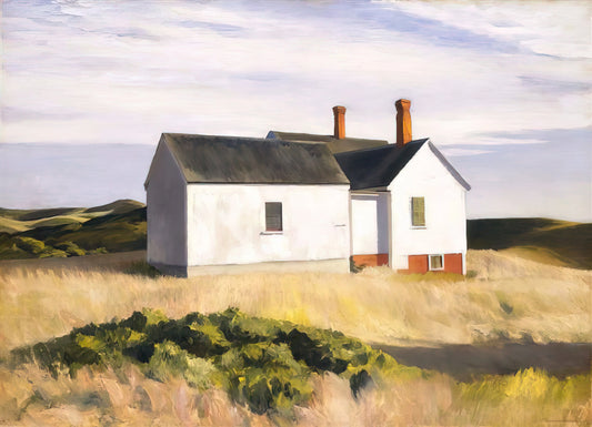 Edward Hopper's Chop Suey Print: A Window into American Solitude - Ryders House by Edward Hopper
