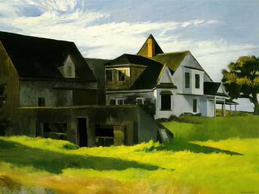 Edward Hopper's Early Sunday Morning Print: A Masterpiece of American Solitude - Cape Cod Afternoon by Edward Hopper