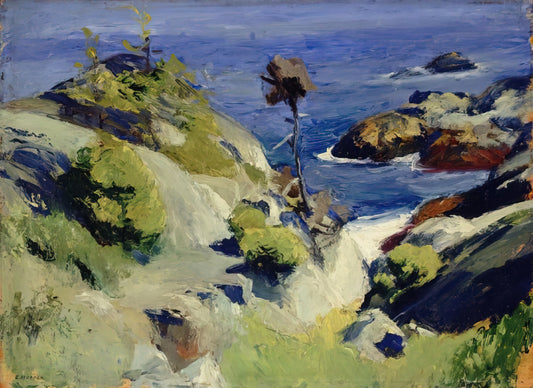 Edward Hopper's Most Famous Works: A Curator's Guide to His Iconic American Scenes - Monhegan Landscape by Edward Hopper