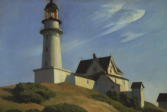 Edward Hopper's The Diner: An Icon of American Solitude and Modern Art - Lighthouse at Two Lights by Edward Hopper