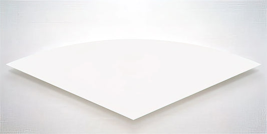 Ellsworth Kelly Canvas: The Essence of Color, Form, and Minimalist Mastery - White Curve by Ellsworth Kelly