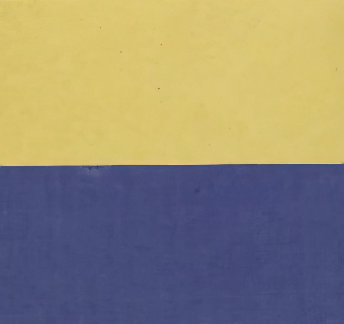 Ellsworth Kelly Spectrum: The Master of Color, Form, and Minimalist Abstraction - Yellow and Blue by Ellsworth Kelly