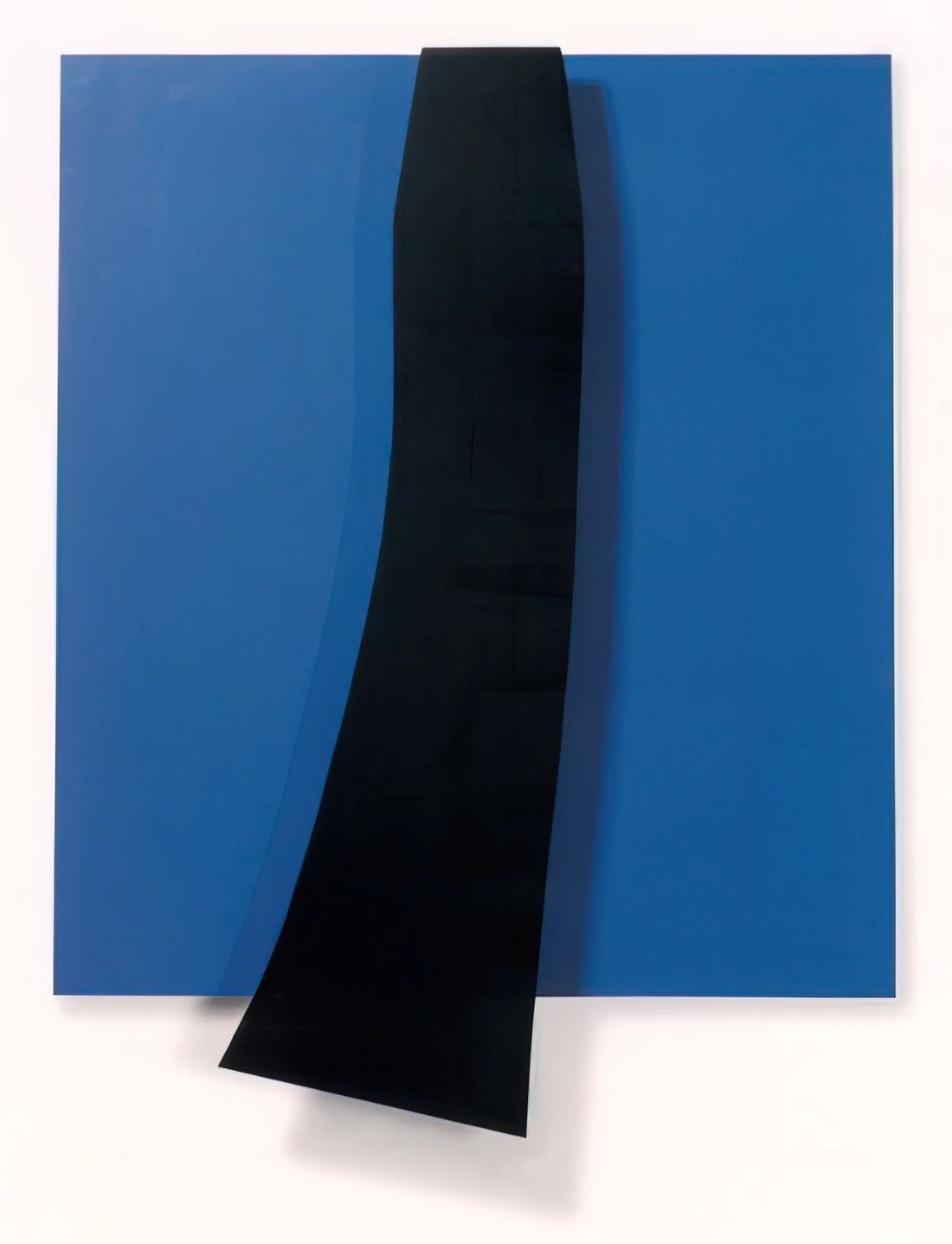 Ellsworth Kelly at the National Gallery of Art: A Master of Color, Form, and Abstraction - Black over Blue by Ellsworth Kelly