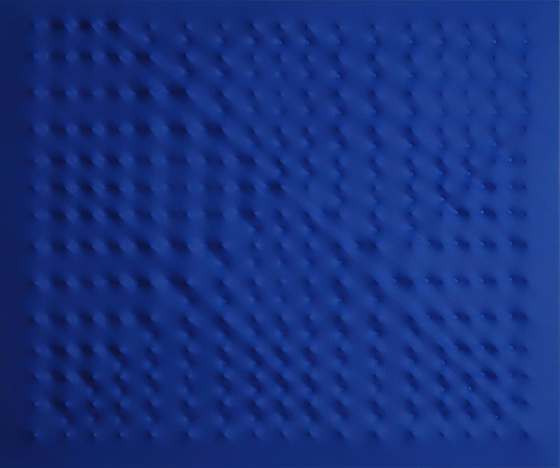 Enrico Castellani Posters: The Definitive Guide to the Italian Master's Monochrome Reliefs - Untitled - 2009 by Enrico Castellani