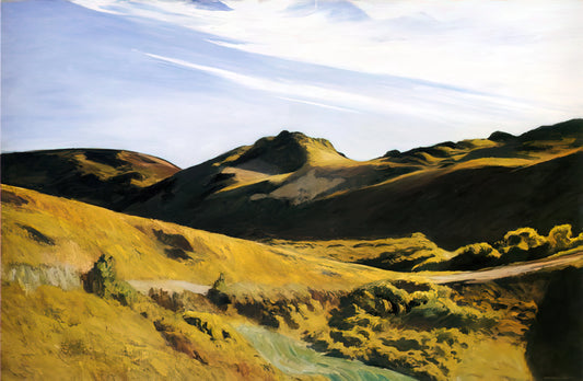 Eric Hopper Paintings: The Quiet Intensity of Modernist Realism - The Camel s Hump by Edward Hopper