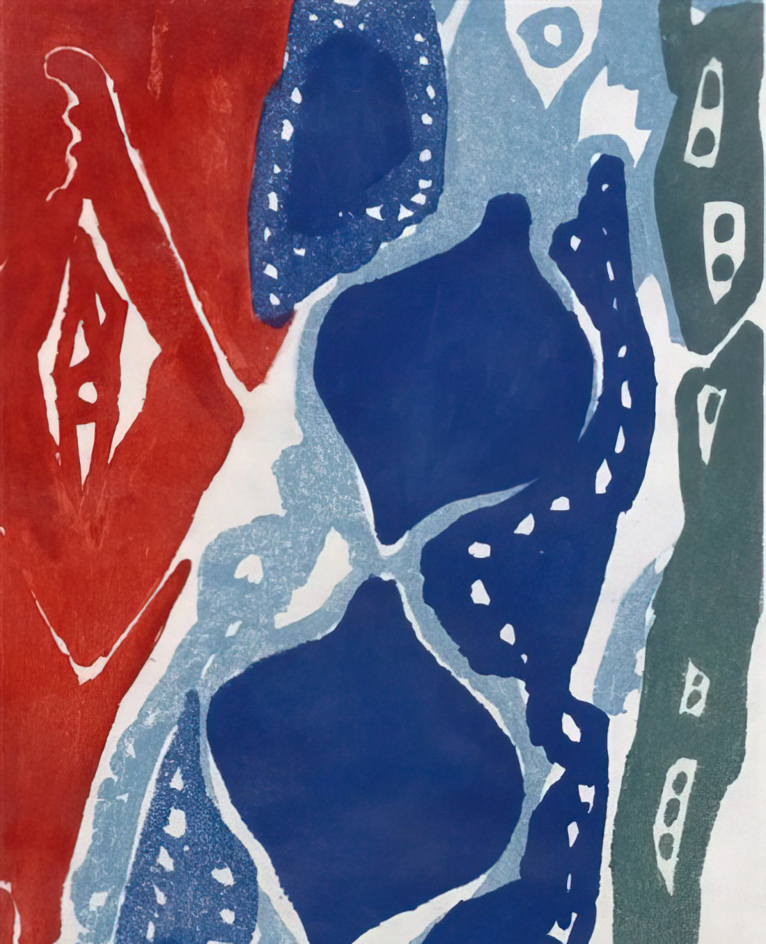 Ernst Wilhelm Nay: The Abstract Visionary and the Art of the Print - Farbaquatinta 1965-7 - 1965 by Ernst Wilhelm Nay