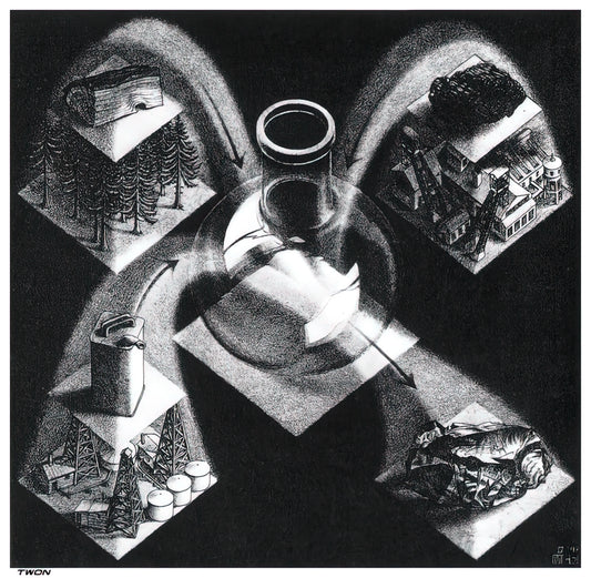 Escher Supreme: The Enduring Genius of Maurits Cornelis Escher's Impossible Worlds - SYNTHESIS by MC Escher