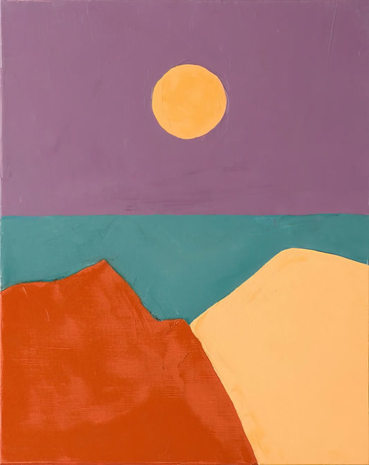 Etel Adnan's Arab Apocalypse: A Visionary Masterpiece of Poetic Resistance - Untitled - 2015 by Etel Adnan