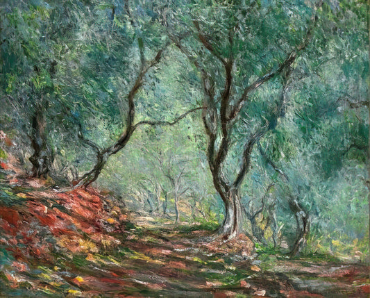 Etsy Monet: A Curator's Guide to Finding Authentic Claude Monet Art Prints Online - The Olive Tree Wood In The Moreno Garden by claude monet