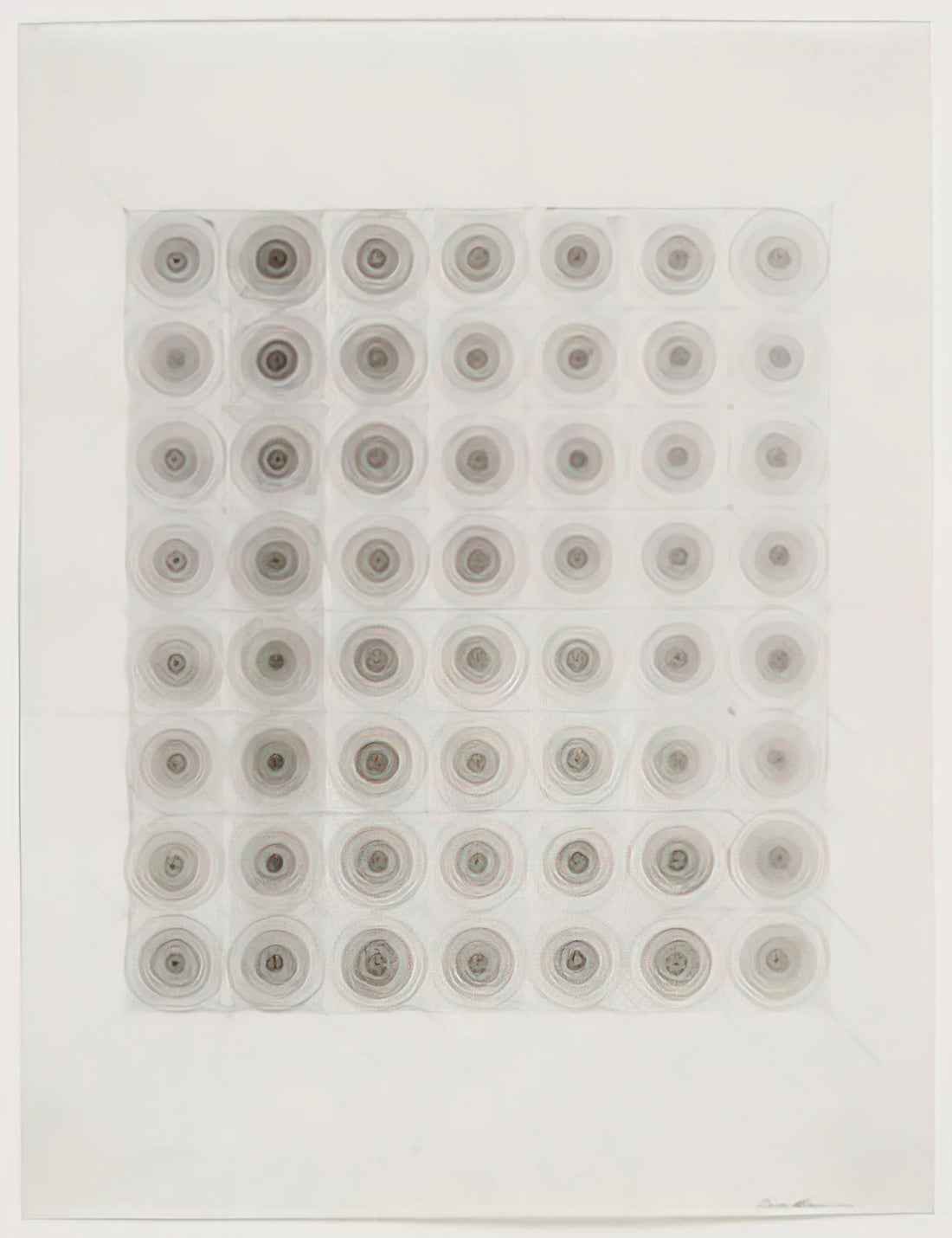 Eva Hesse Print: Exploring the Legacy of Postminimalism Through Museum-Quality Reproductions - UNTITLED 1966 by Eva Hesse