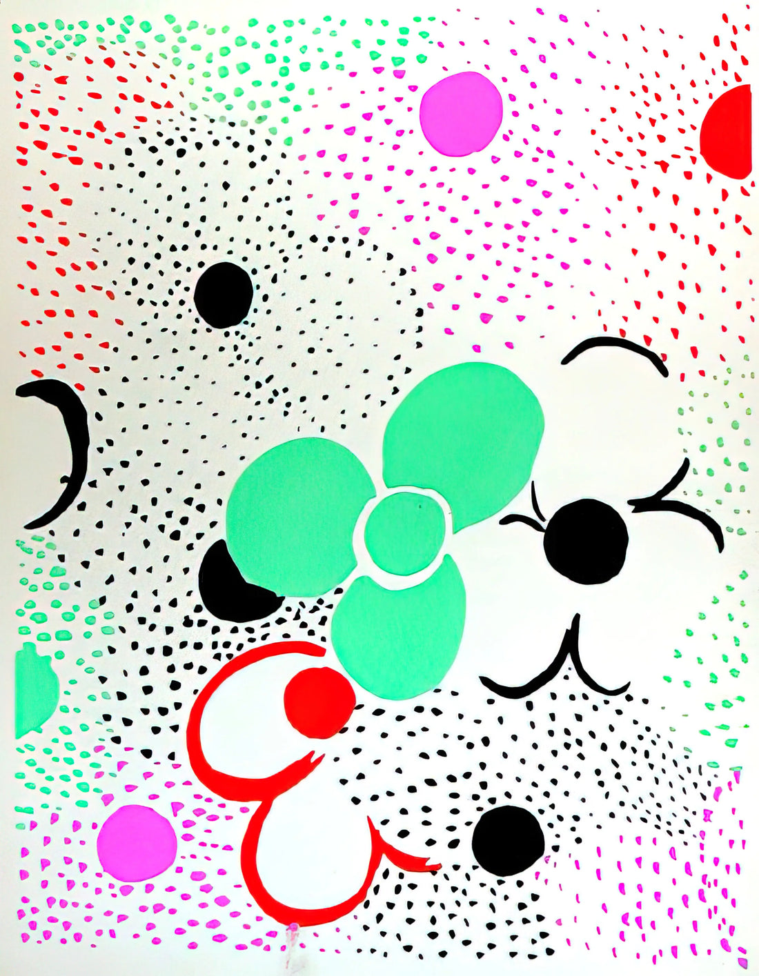 Exploring Laurence Delaunay Art: A Master of Contemporary Expression - COMPOSITION 12 by Sonia Delaunay