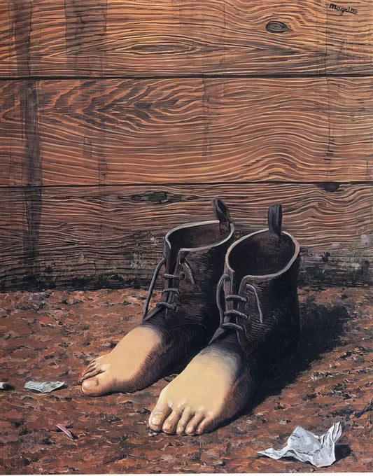 Exploring the Enigma: A Deep Dive into Magritte's Complete Works - THE RED MODEL 1935 by Rene Magritte