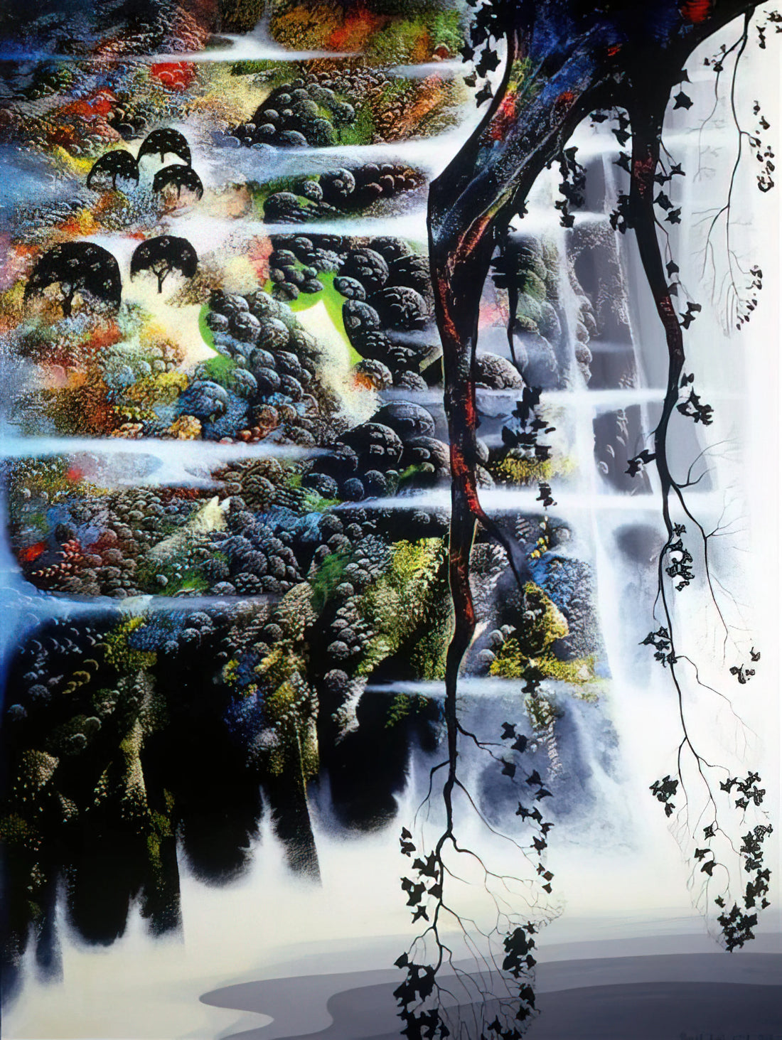 Eyvind Earle Art Prints: The Definitive Guide to Collecting Disney's Master Background Artist - Seaside Wilderness by Eyvind Earle