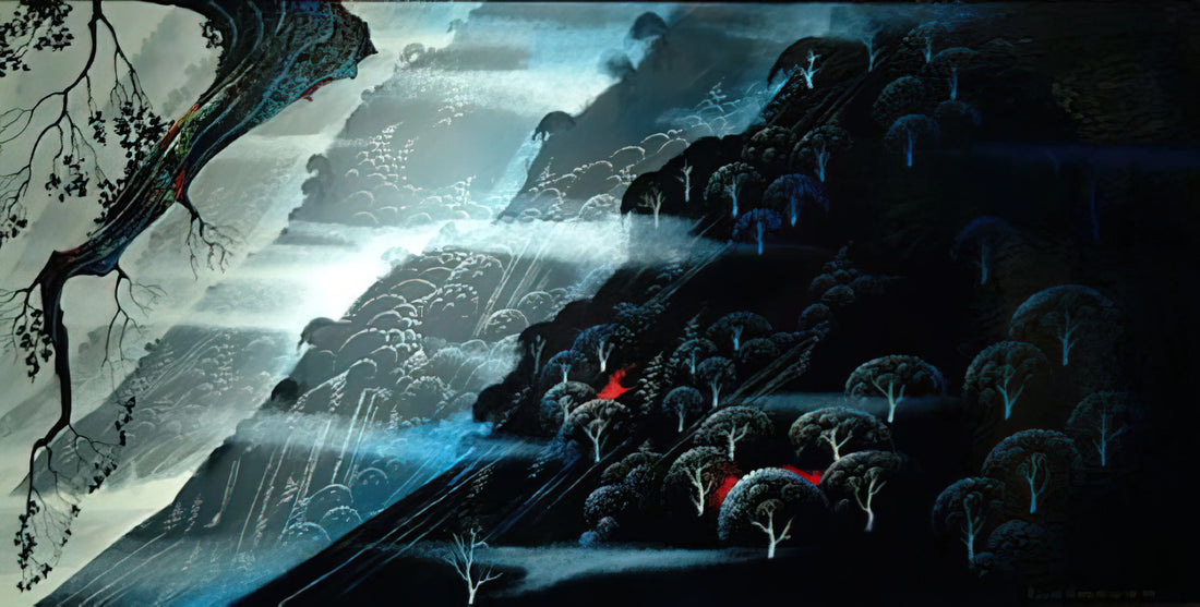 Eyvind Earle Prints: The Definitive Guide to Collecting His Iconic Art Posters - Coastline Fogl by Eyvind Earle