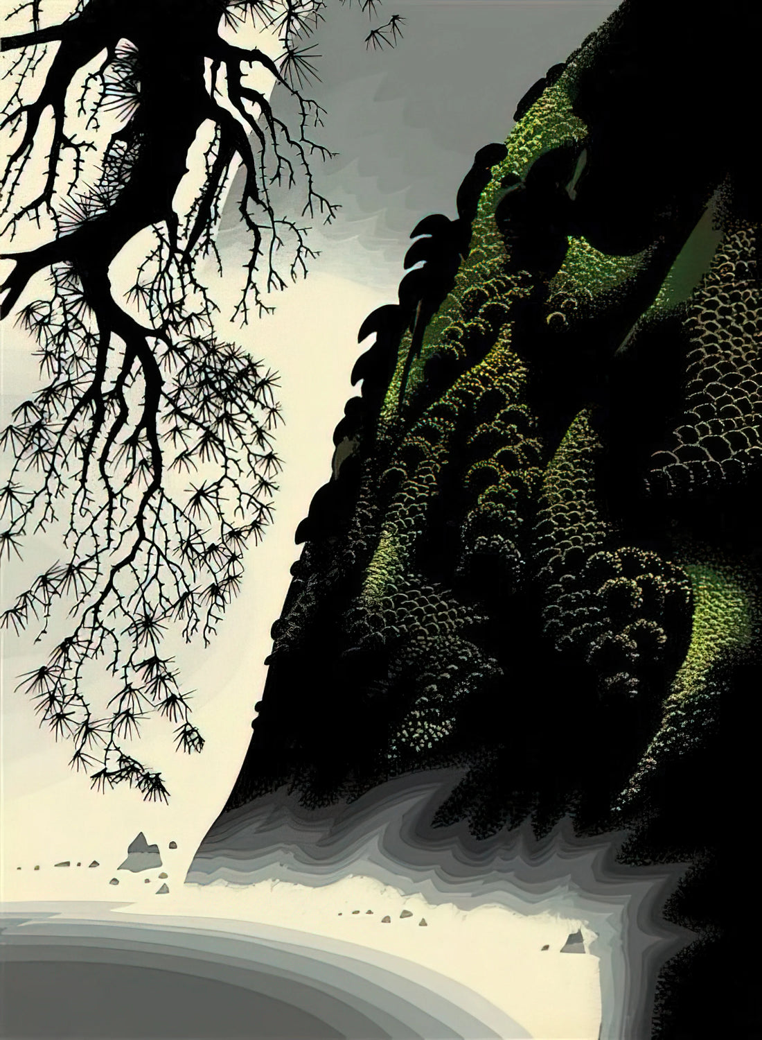 Eyvind Earle: The Disney Artist Who Redefined Animation and Fine Art - Little Big Sur by Eyvind Earle