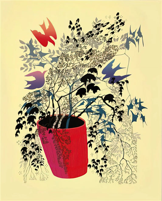 Eyvind Earle: The Visionary Artist Who Redefined Disney Animation and American Landscape Painting - Red Barrell by Eyvind Earle