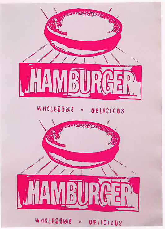 Fame Andy Warhol: How the Pop Art Icon Redefined Celebrity and Mass Culture - Double Hamburger by Andy Warhol