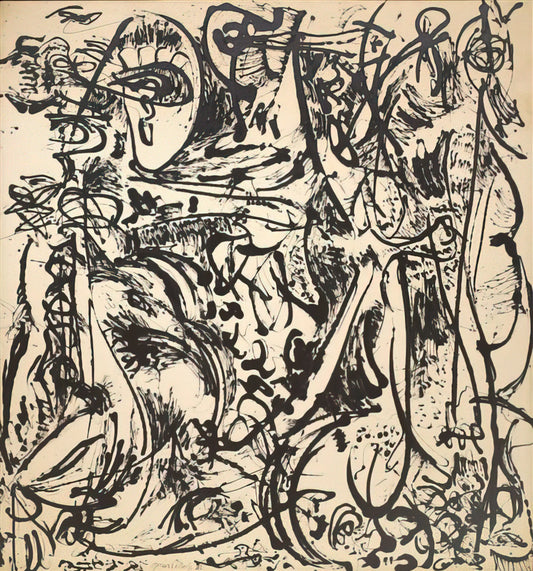 Famous Drip Paintings: The Revolutionary Technique That Defined Abstract Expressionism - ECHO 1951 by Jackson Pollock