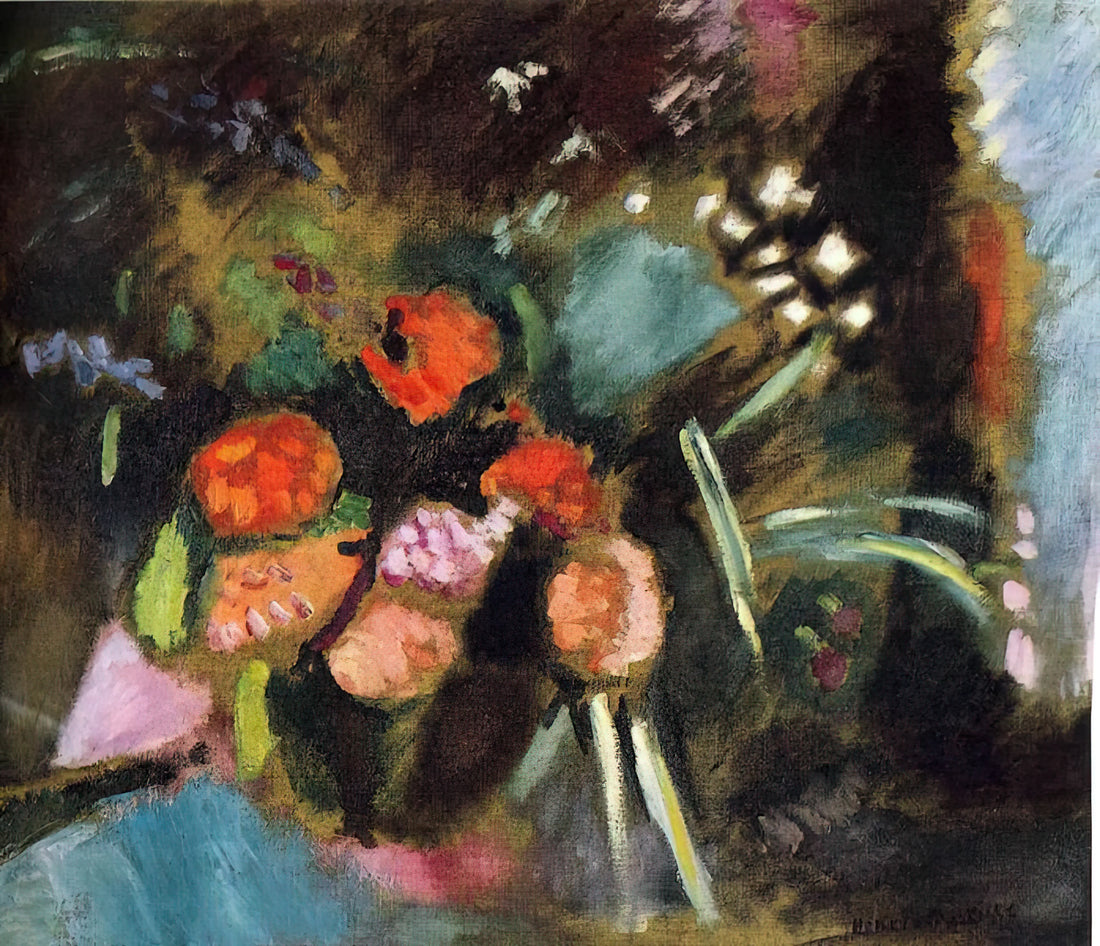 Famous Matisse Prints: A Collector's Guide to the Master of Color - FLOWERS 1906 by Henri Matisse