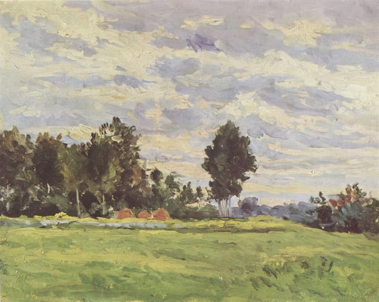 Famous Paintings by Paul Cézanne: A Curator's Guide to His Masterpieces - Landscape in the Ile de France by Paul Cézanne