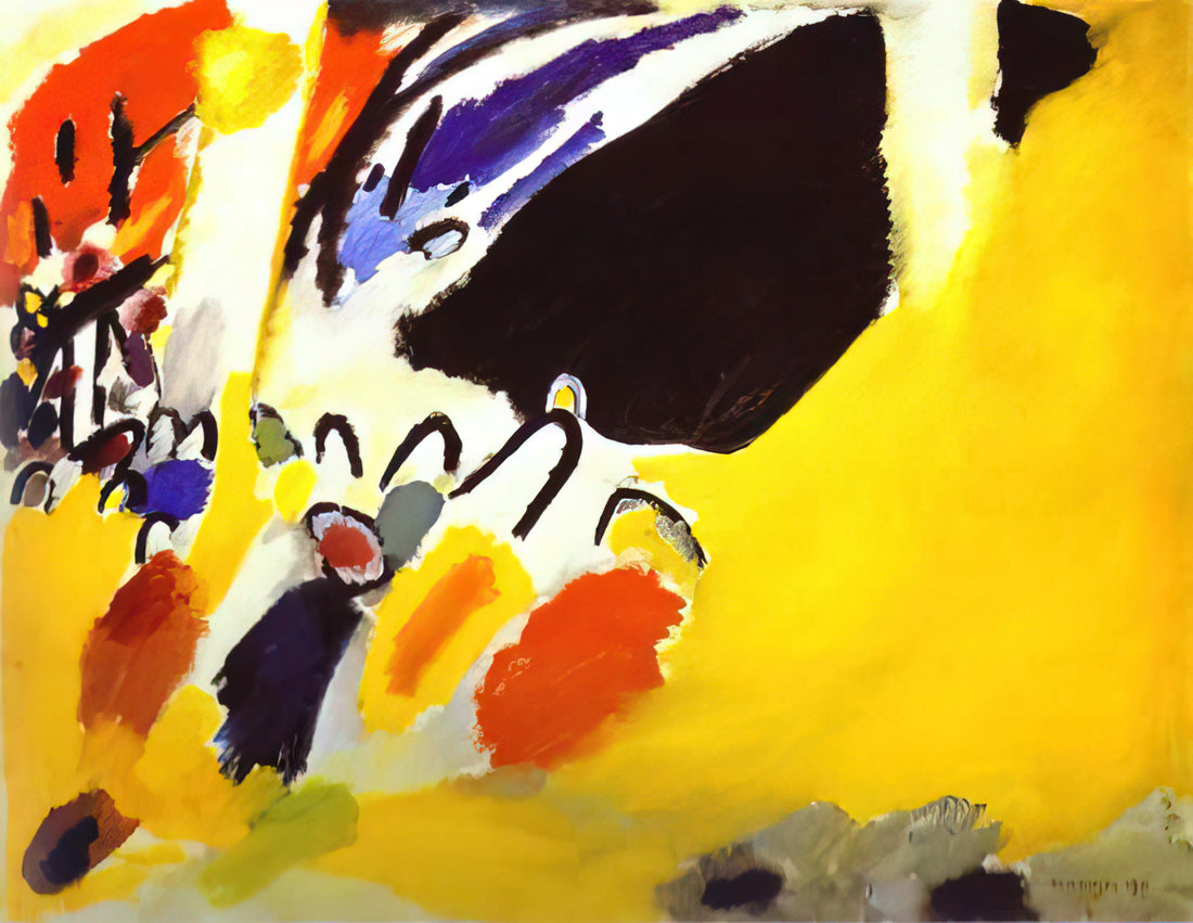 Famous Paintings by Wassily Kandinsky: A Journey Through Abstract Masterpieces - IMPRESSION III CONCERT 1911 by Wassily Kandinsky