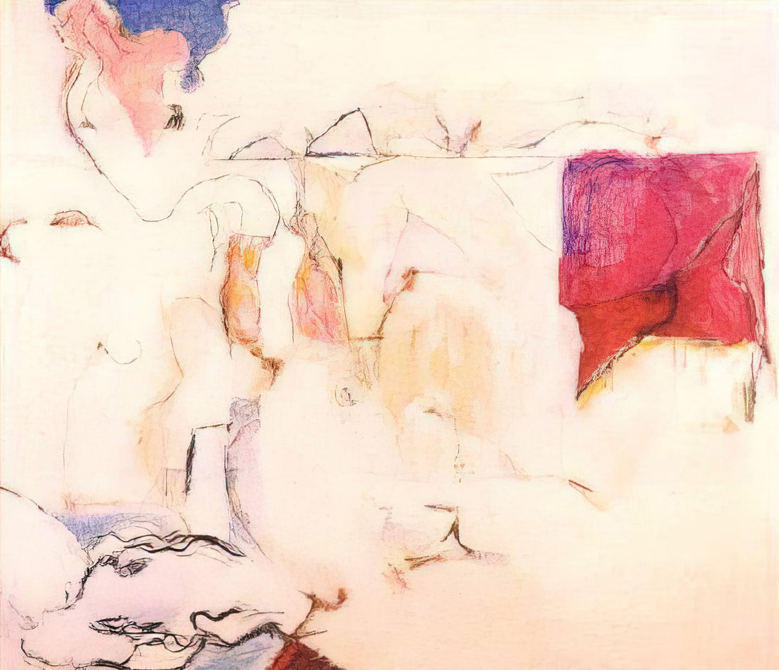 Fernanda Menez: The Lyrical Abstractionist Who Redefined Portuguese Modernism - Untitled - Lyrical Abstraction by Menez