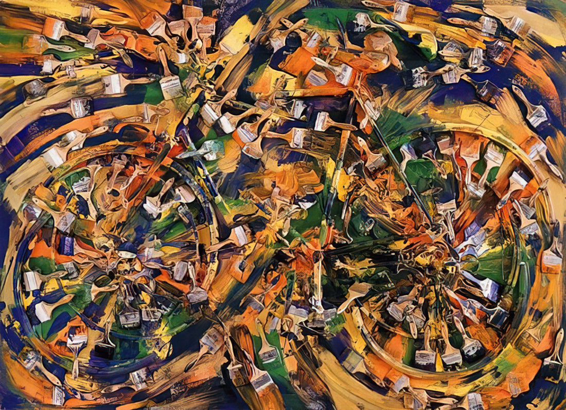 Fernandes Arman: The Provocative Visionary of Accumulation Art - Wheels of Fortune - 1995 by Arman