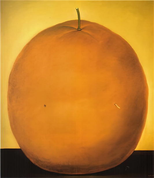 Fernando Botero Original Paintings: Understanding the Master of Voluptuous Form - ORANGE by Fernando Botero