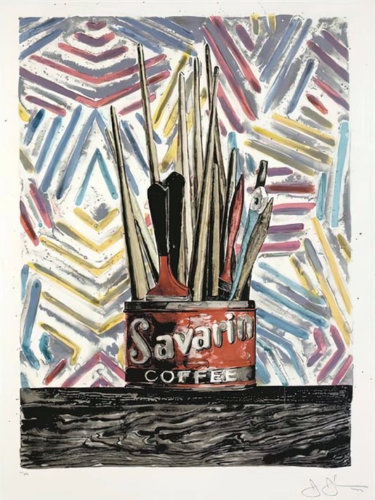 Field Painting by Jasper Johns: Decoding the Masterpiece of American Art - SAVARIN ULAE 183 by Jasper Johns