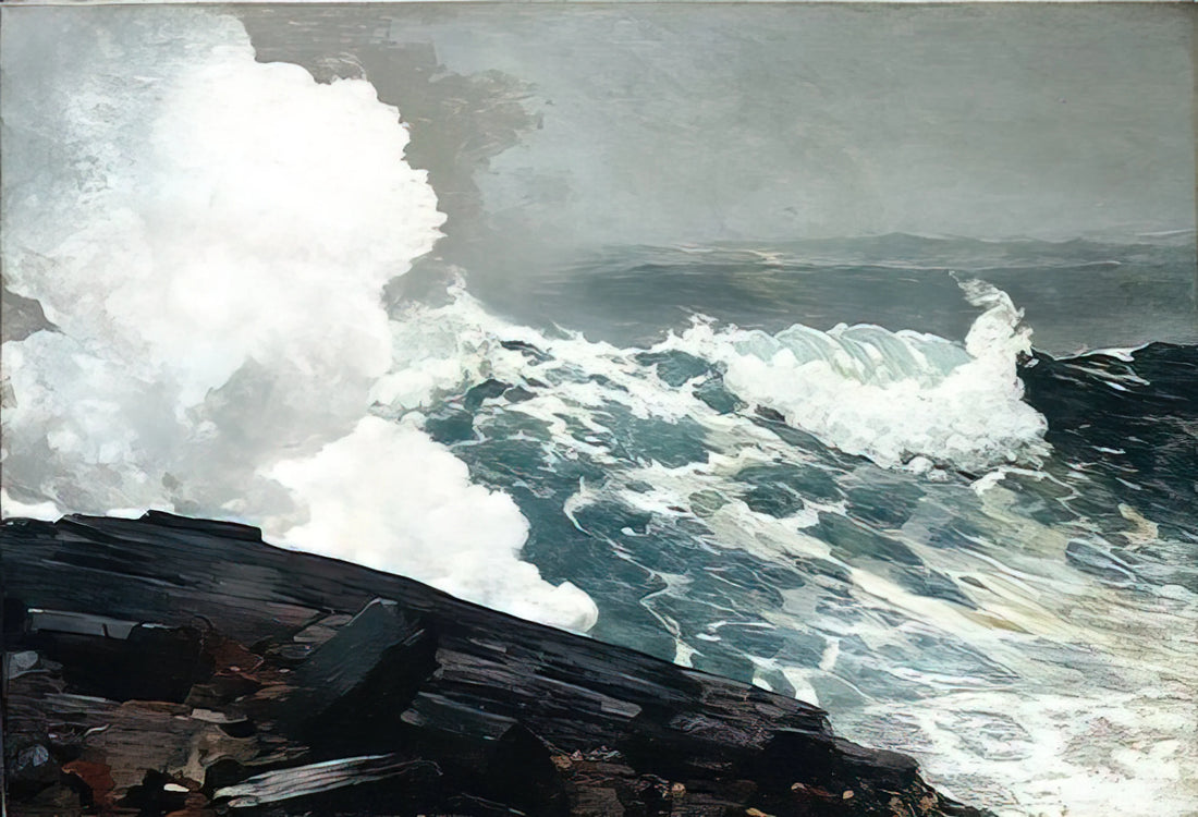 Fox Hunt: Winslow Homer's Masterpiece of American Realism - NORTHEASTER by Winslow Homer