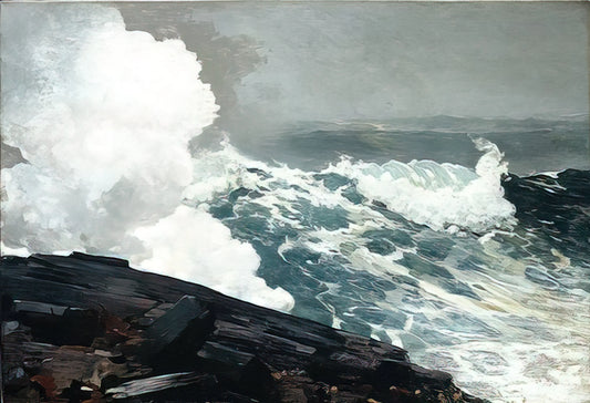 Fox Hunt: Winslow Homer's Masterpiece of American Realism - NORTHEASTER by Winslow Homer