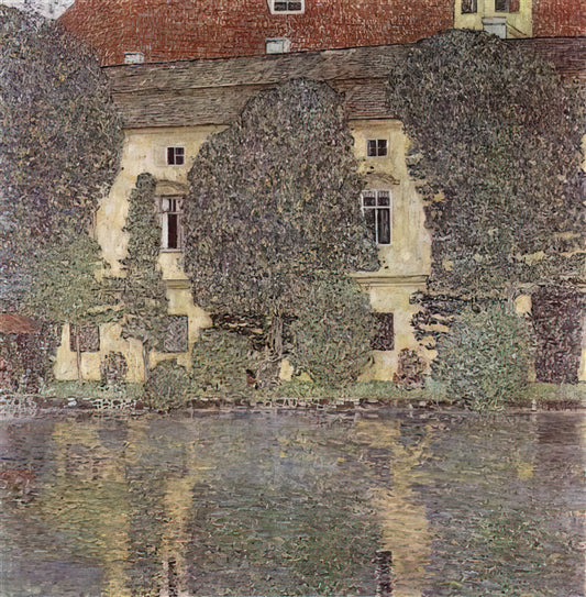 Framed Gustav Klimt: A Curator's Guide to Displaying His Masterpieces - THE SCHLOSS KAMMER ON THE ATTERSEE III 1910 by Gustav Klimt