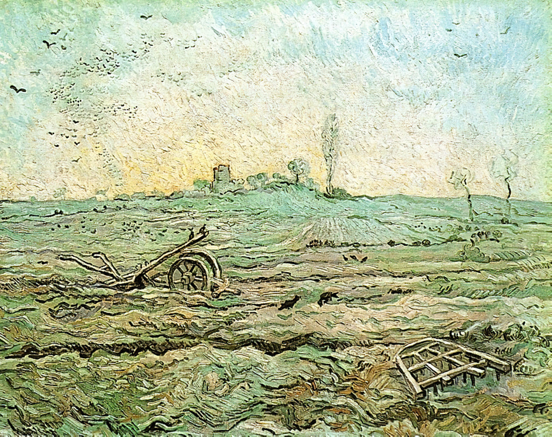 Framed Van Gogh: A Curator's Guide to Displaying His Masterpieces - The Plough and the Harrow after Millet by Vincent van Gogh